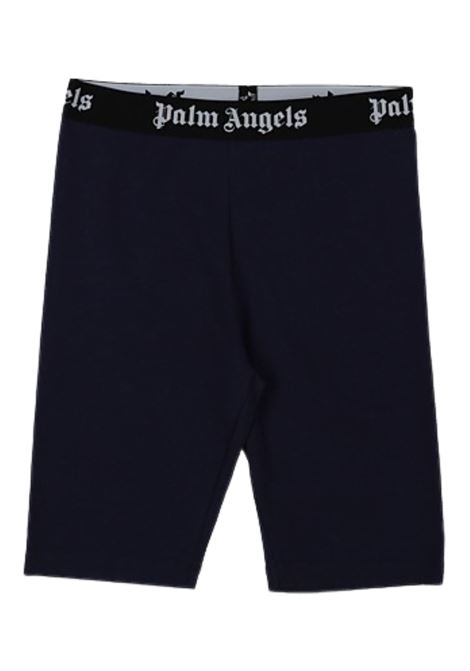 Black cotton girl's cyclist PALM ANGELS | PGCD002C99JER/DELNERO